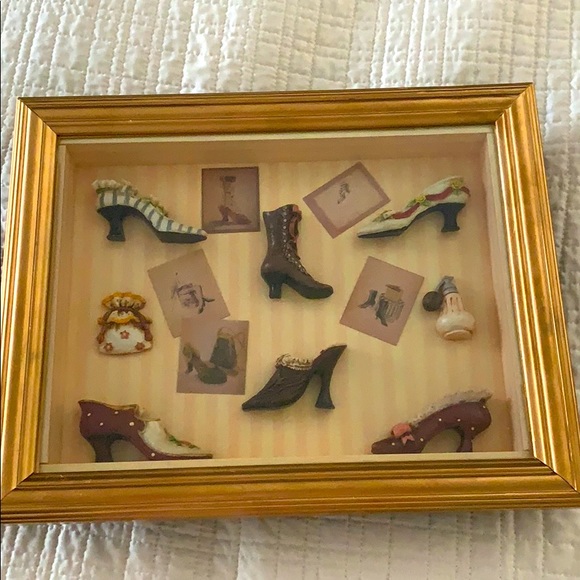 Victorian 3D Shadow Box Wall Art Filigree Frame - Picture 1 of 4